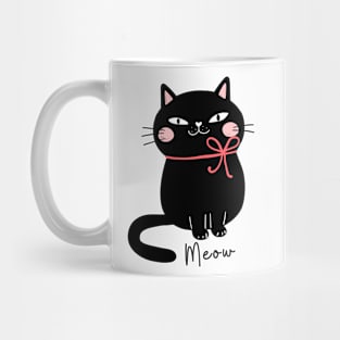 Cute Black cat Mug